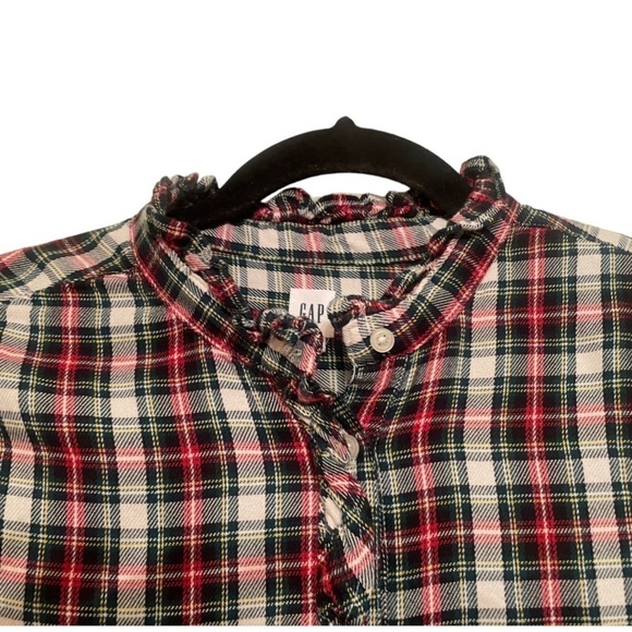 Gap Plaid Longsleeve Flannel Shirt Size Large - Picture 3 of 5